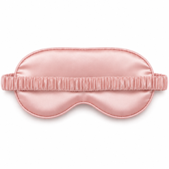 Alternative view of Slaapmasker Don't talk to me before coffee - Satijn - Roze