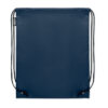 Blauwe RPET gymtas - Sporttas rugzak met trekkoorden 33,5 x 42 cm - Afbeelding 3