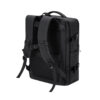 Zwarte polyester rugzak - Met zijvakken en laptopvak - 30 x 46 cm - Afbeelding 5