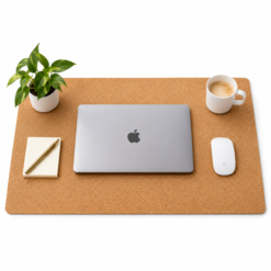 Bureau onderlegger kurk - Antislip bureaumat - 40 x 60 cm - Bruin