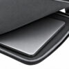 Zwarte Laptoptas met Schouderband – 15 inch laptophoes met Handvat & Voorvakken – Zakelijke Computertas - Afbeelding 6