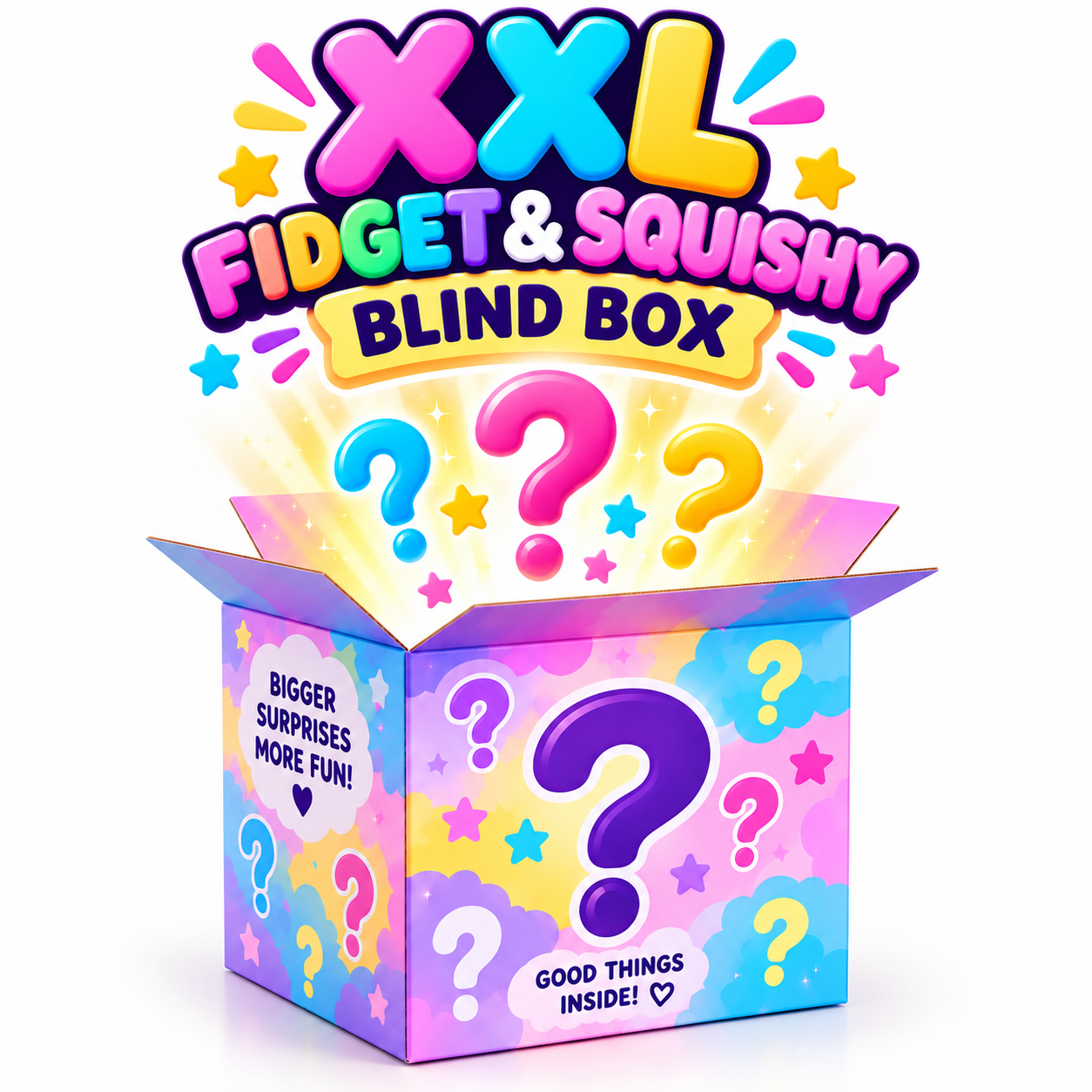 XXL Fidget & Squishy Blind Box – Verrassingsbox met Fidget Speelgoed & Squishies